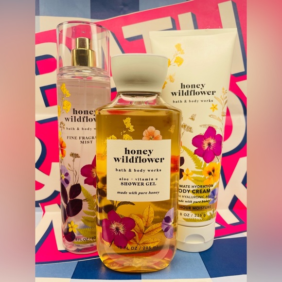 Bath & Body Works Bath & Body 3 Pcsbath And Body Works Honey